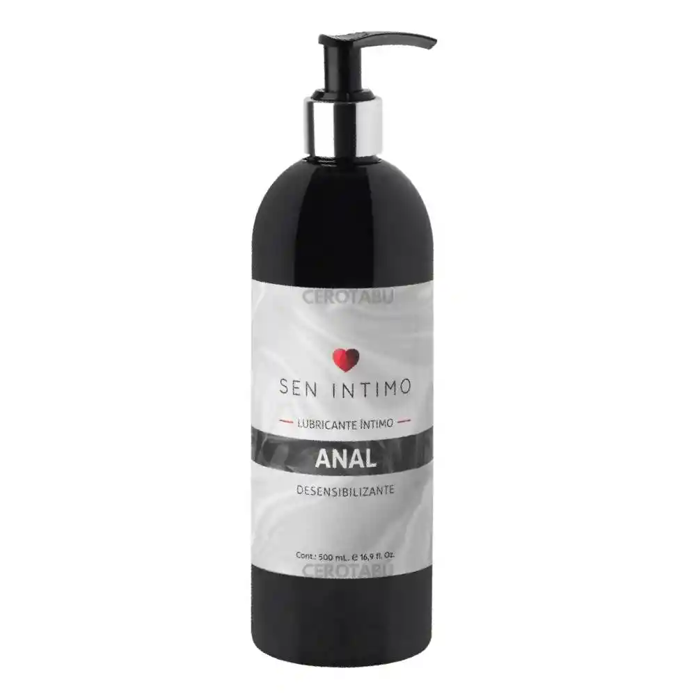 Lubricante Intimo Anal Gel Desensibilizante Entume Sin Dolor 500ml