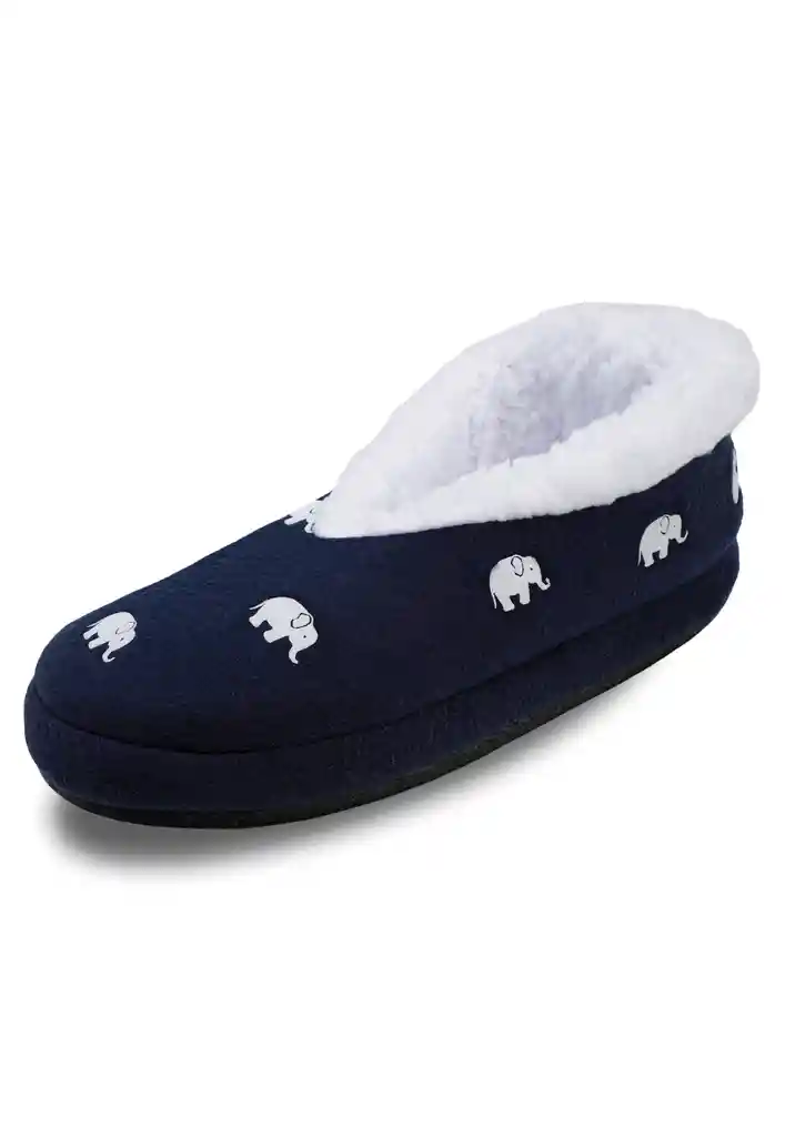 Pantuflas Azul Elefantes 38-39