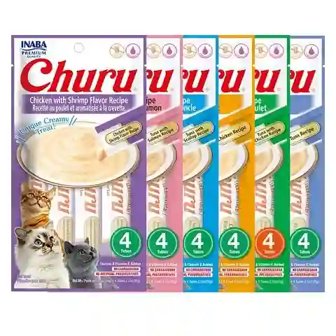 Churu Snack Para Gato Sabor Surtido