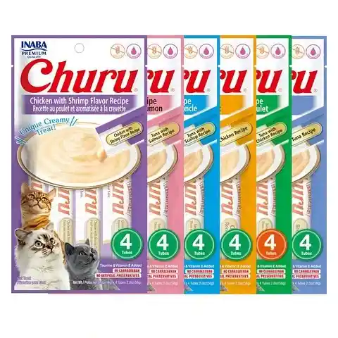 Churu Snack Para Gato Sabor Surtido