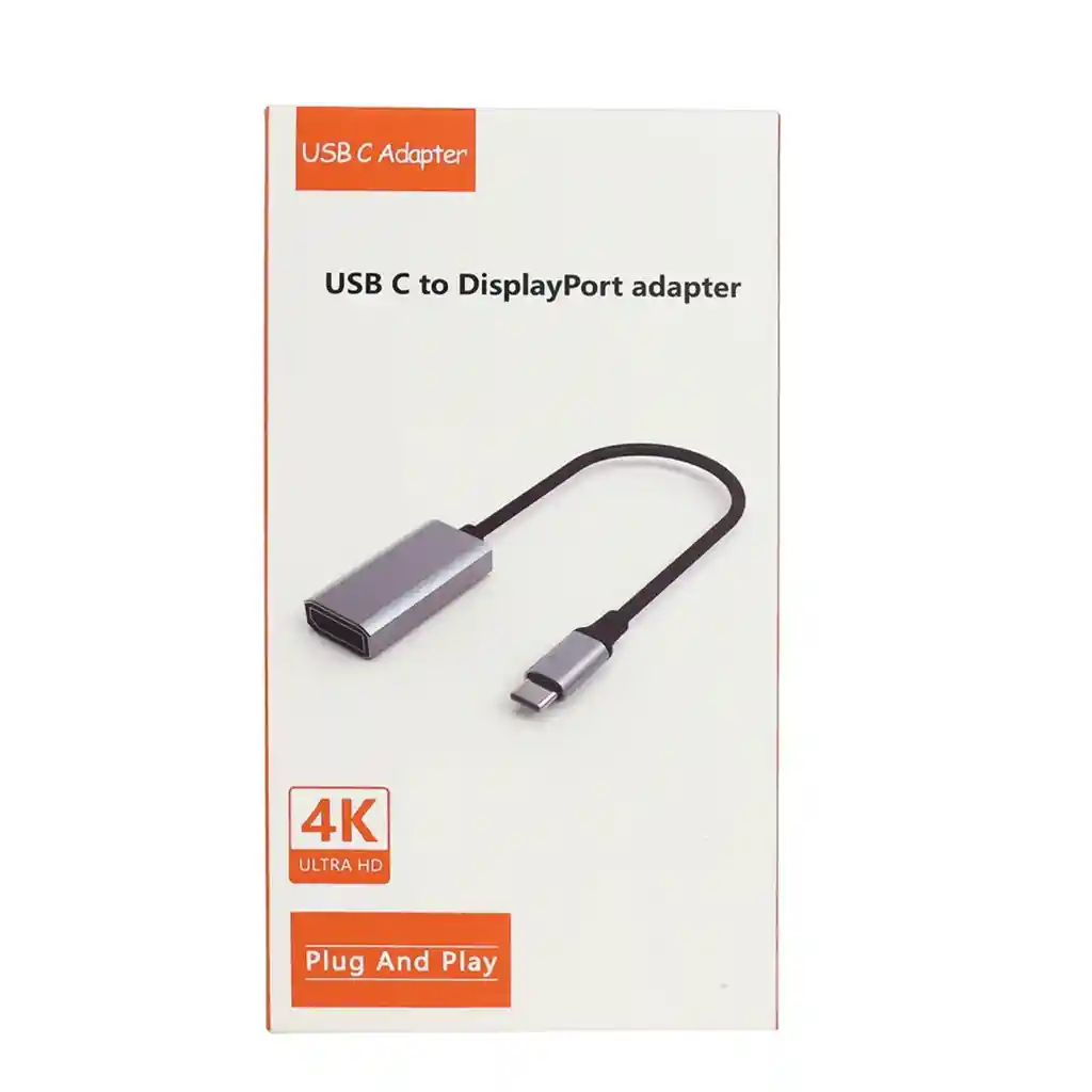 Adaptador Convertidor Usb Tipo C A Displayport Ultra Hd 4k