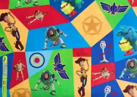 Papel De Regalo Niño Toy Story 48 X 68 Cm. X 2 Unidades