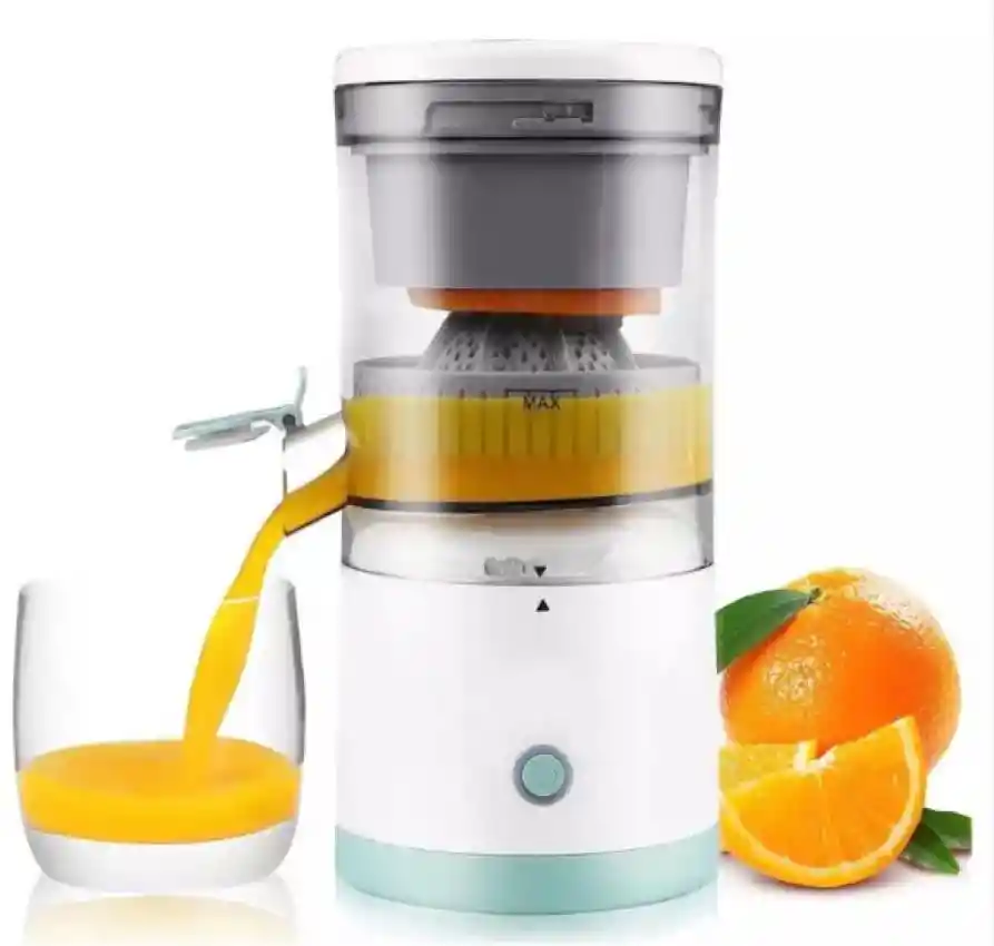 Exprimidor De Naranja Frutas Electrico Automatico Recargable