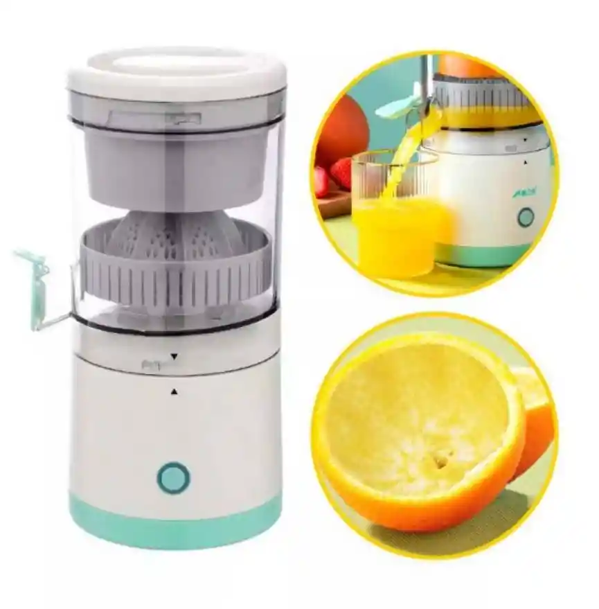 Exprimidor De Naranja Frutas Electrico Automatico Recargable