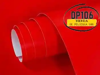 Vinilo Adhesivo Rojo De 3 Metros Tipo Contact