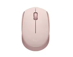 Logitech M170, Mouse Inalámbrico Cómodo Y Portátil, Rosado Color Rosa