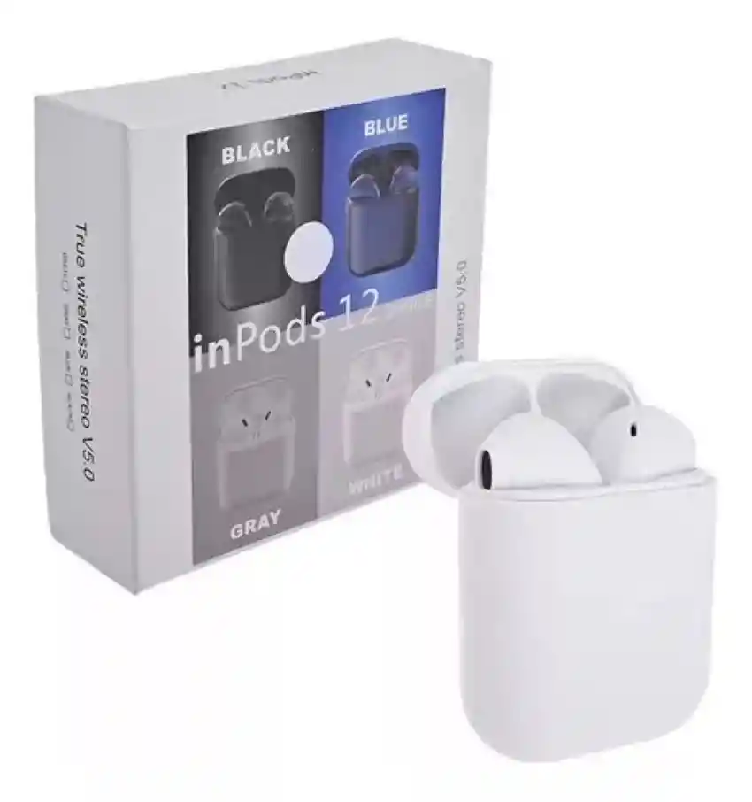 Audífonos Inalámbricos Bluetooth 5.0 Inpods 12