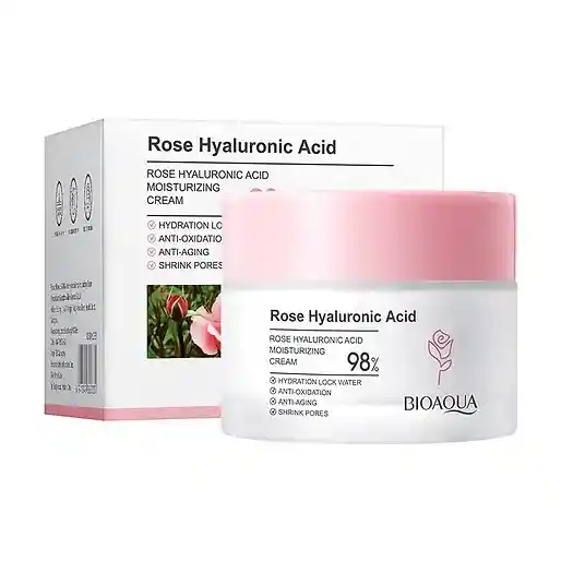 Crema Hidratante Rosas Y Acido Hialuronico