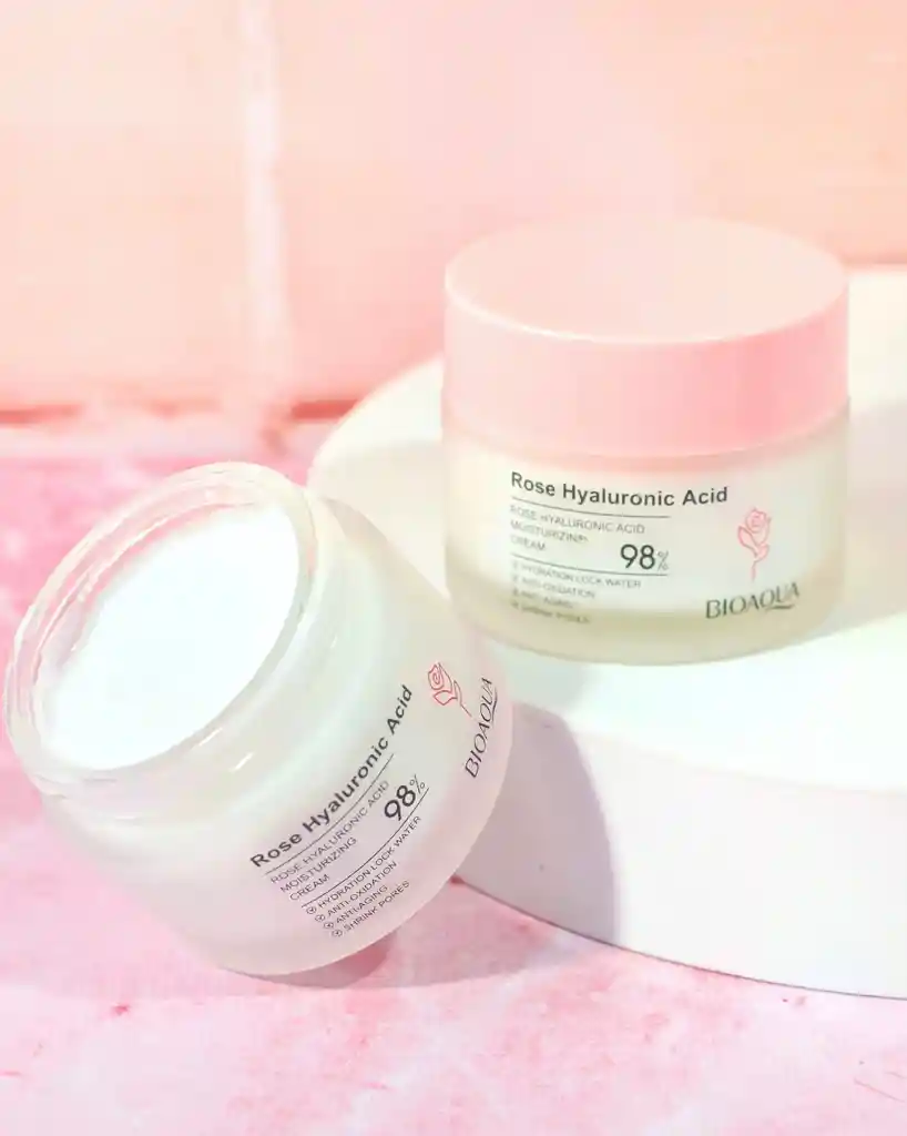 Crema Hidratante Rosas Y Acido Hialuronico