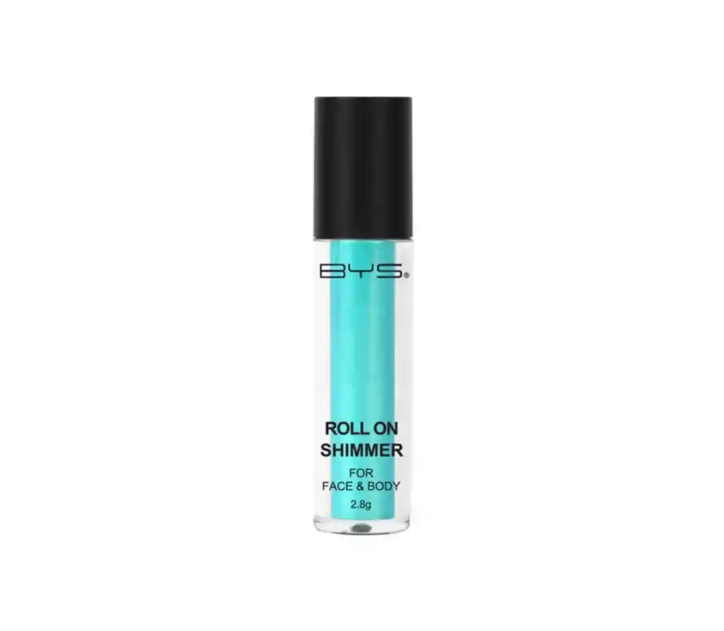 Sombras Bys Roll On Shimmer Face Bodyy Aquamarine Green 2.8g