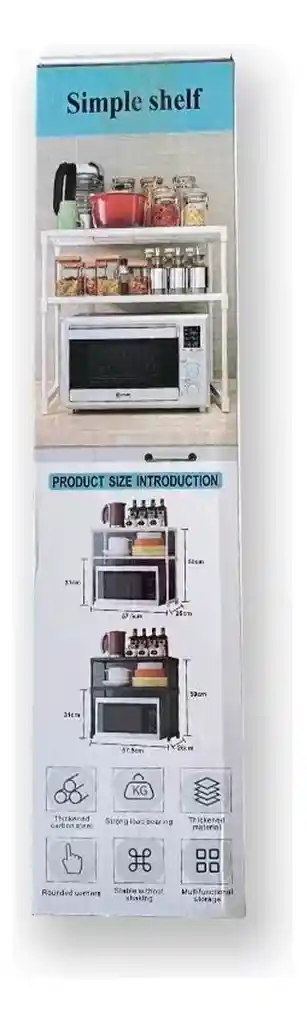 Estante Para Horno De Microondas De 3 Niveles