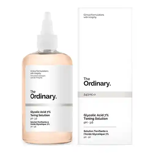 The Ordinary Tónico Exfoliante Con Ácido Glicólico Glycolic Acid 7% Exfoliating Toner - 240 Ml