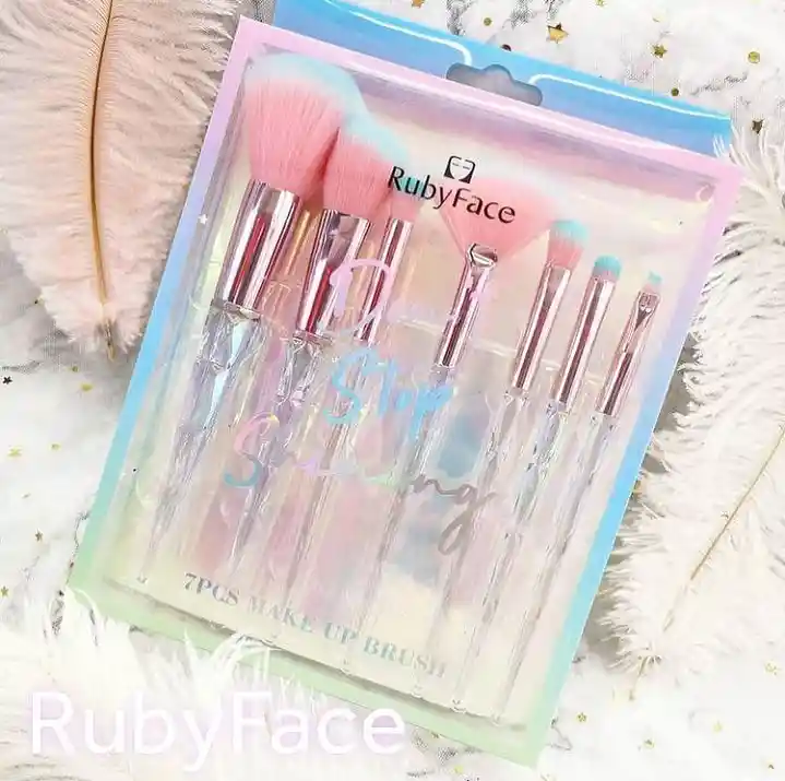 Set De Brochas X7 Ruby Face