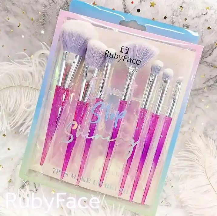 Set De Brochas X7 Ruby Face
