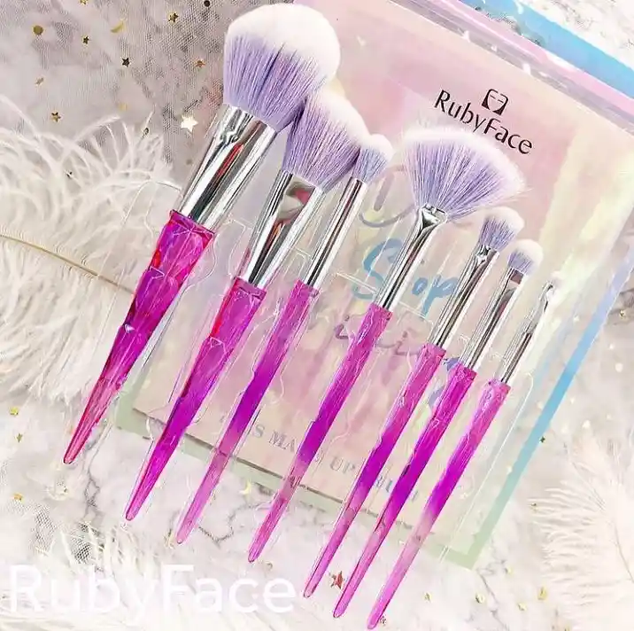 Set De Brochas X7 Ruby Face