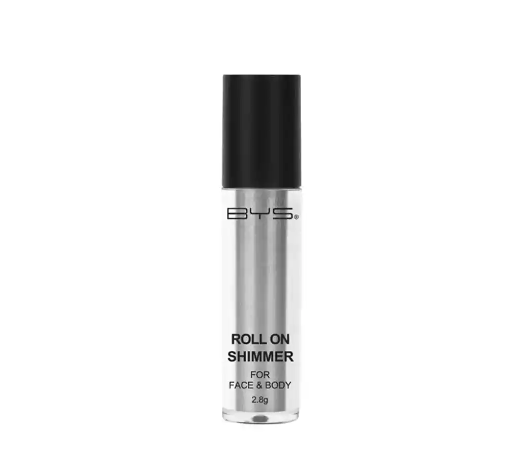 Sombras Bys Roll On Shimmer Face Bodyy Electric Silver 2.8g