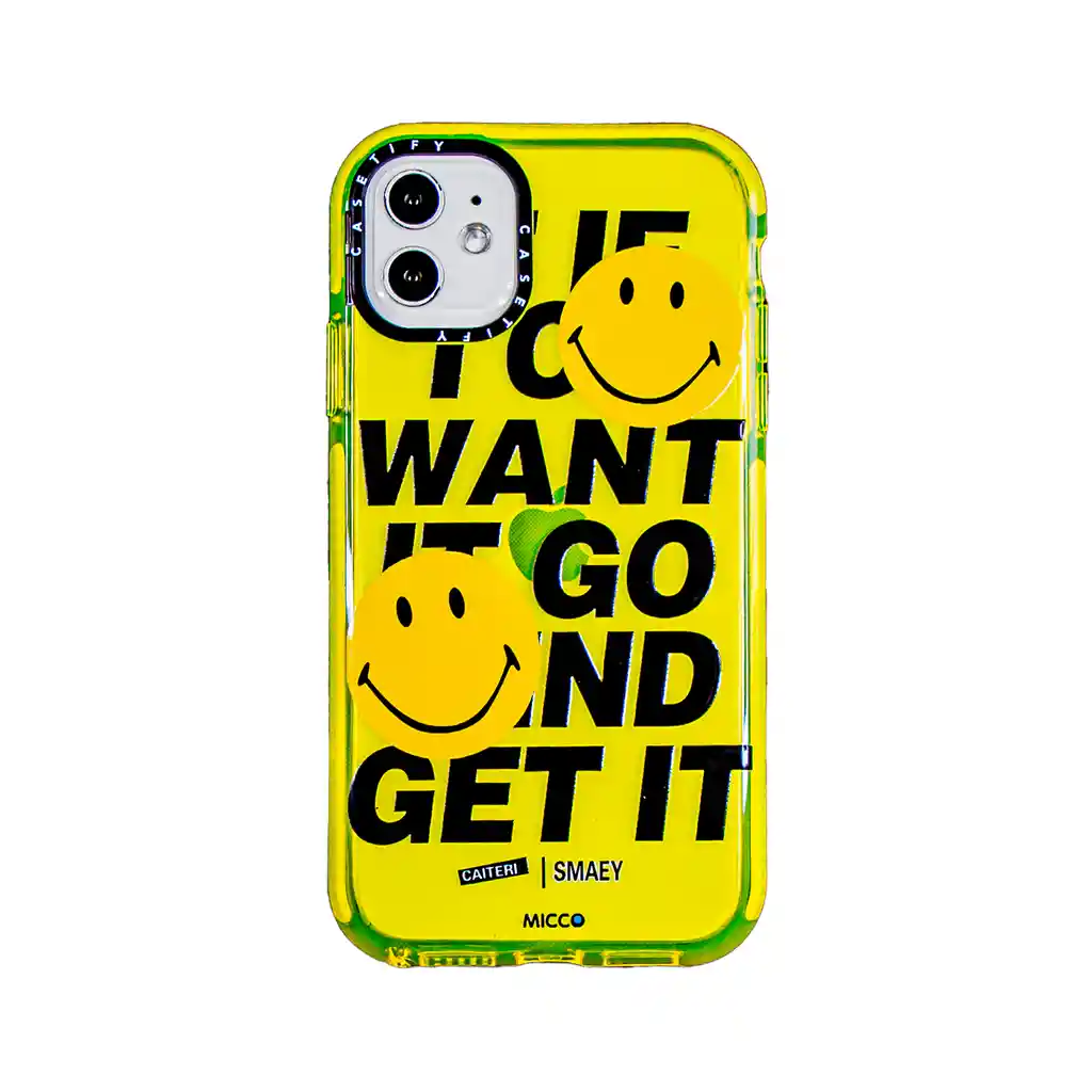 Estuche Iphone 13 Pro Max Duo (happy)