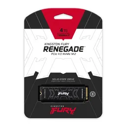 Unidad Solida Kingston M.2 Fury Renegade Nvme Pcie 4tb (7.300/7.000 Mb/s) Gen 4x4