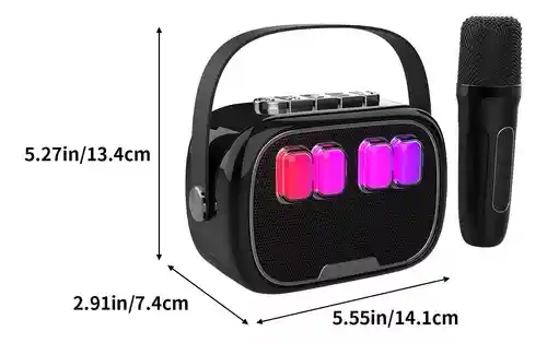 Spe Altavoz Portátil Integrado Para Cantar Y Hablar Con Bluetooth