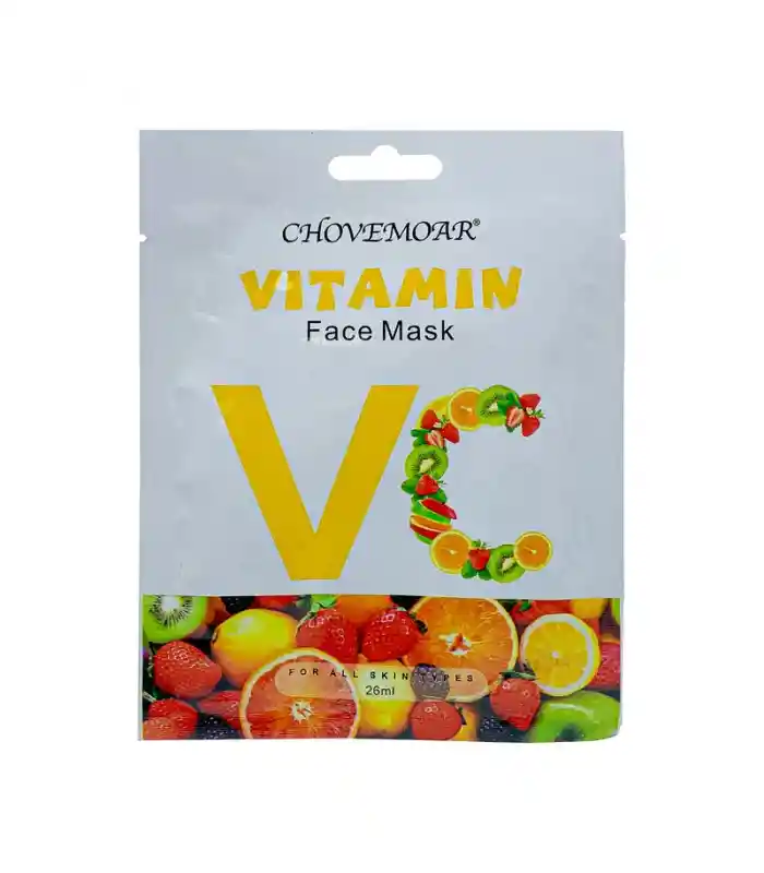 Mascarilla Facial En Velo Vitamina C