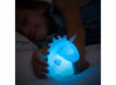 Lampara Nocturna Para Niños De Unicornio Siliconada