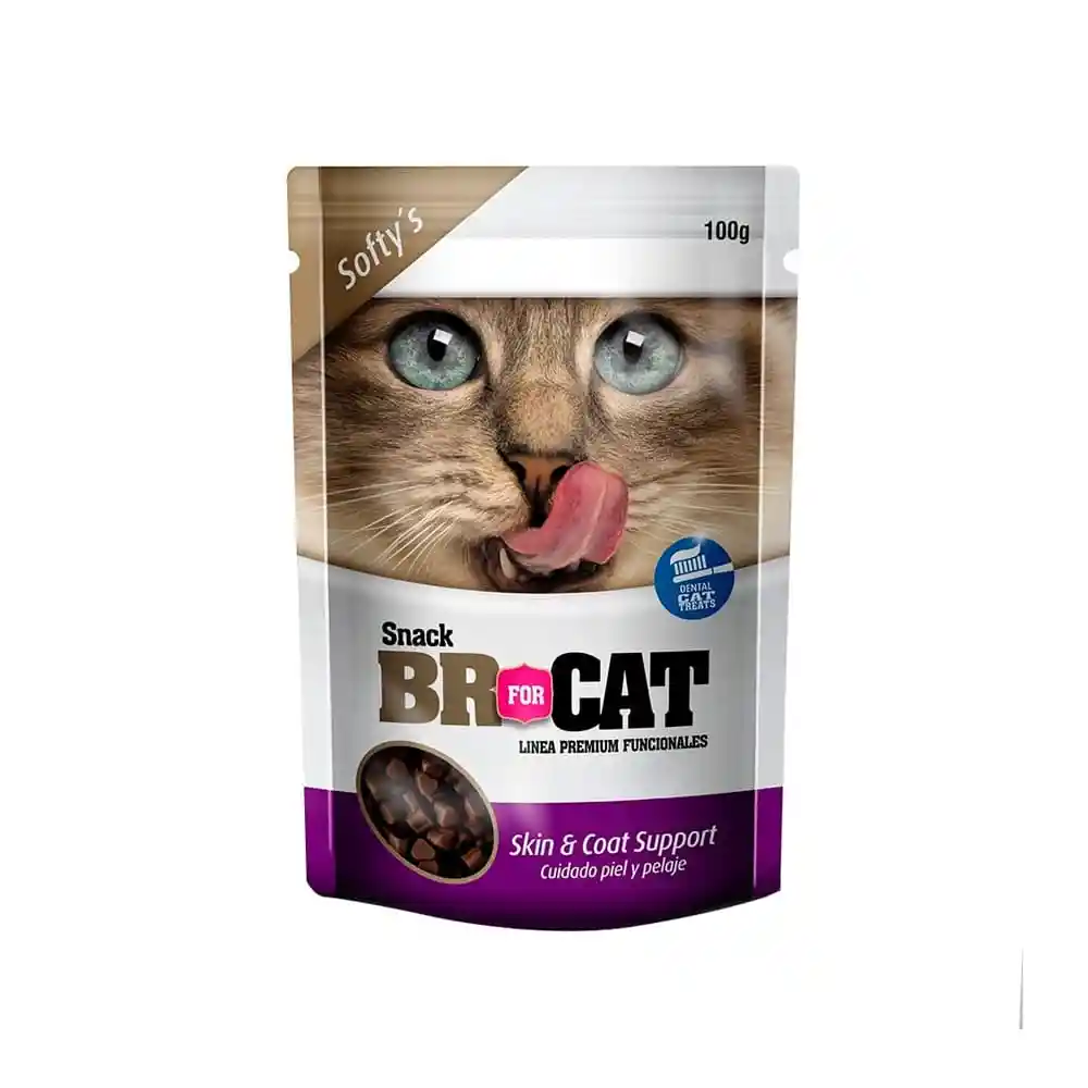 Br For Cat Snacks Para Gatos Cuidado Piel Y Pelaje Skin Coat De 100g