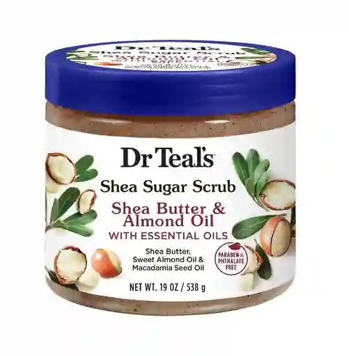 Dr. Teals Azucar Exfoliante Almendras Oil 19oz