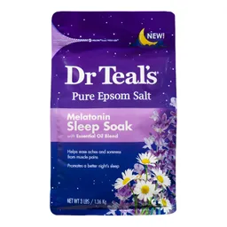 Dr. Teals Sal De Epsom Melatonina 3lb