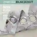 Cortina Blackout Estampada 100% Anti Luz, 2 Paños 140x220