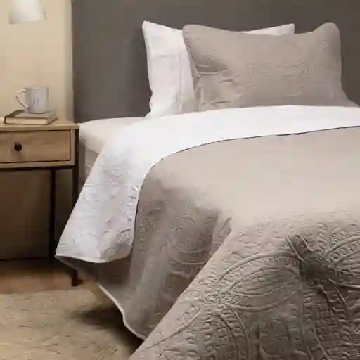 Cubrelecho Edredon Doble 240x230 Doble Faz +2 Funda Almohada