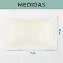 Funda Almohada Satin Tipo Seda Set X 3 Blanco 50x76cm