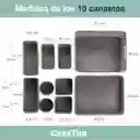 Canastas Cestas Organizadoras Set De 10 Cocina Baño Multiuso