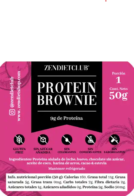 Zendietclub Protein Brownie 50g