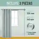 Cortina Blackout 100% Anti Luz, 1 Paño 140x220 Textura Lino