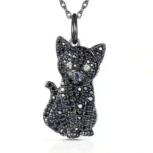 Collar Dije Con Colgante De Gato Negro, Excelente Regalo, Aestethic, Mascotas, Gatos, Amante De Los Gatos. De Lujo, Joyería