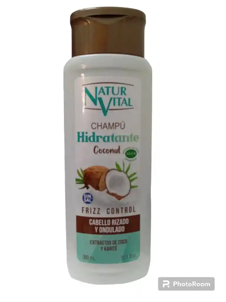 Champu Hidratante Coconut X 300 Ml Natur Vital