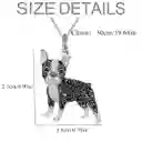 Collar Dije Con Colgante De Perro Boston Terrier, Excelente Regalo Mujer Novia Niños Niña Niño Cumpleaños, Aestethic, Mascotas, Perros, Amante De Los Perros. De Lujo, Joyería