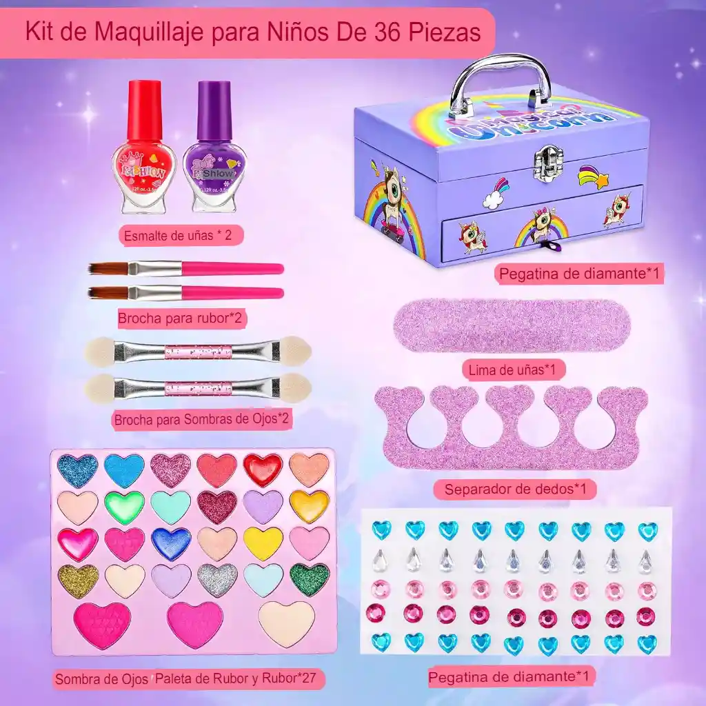 Kit De Maquillaje Para Niñas