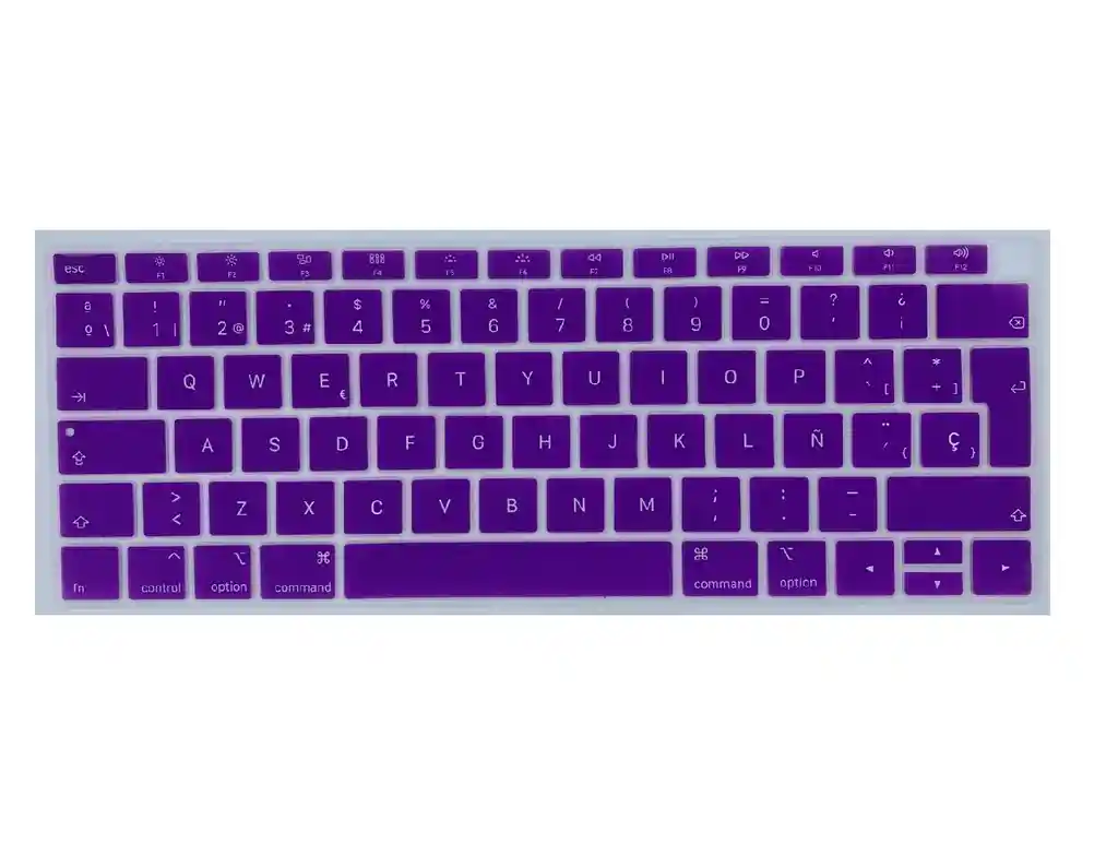 Carcasa Y Protector Teclado Para Macbook Air 13 2022 A2681 - 2024 A3113 - Morado