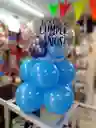 Arreglo Con Globos De Feliz Cumpleaños Dama Caballero Niña Niño