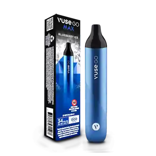 Vuse Go Max Vapeador 1500 Puffs Blueberry Ice