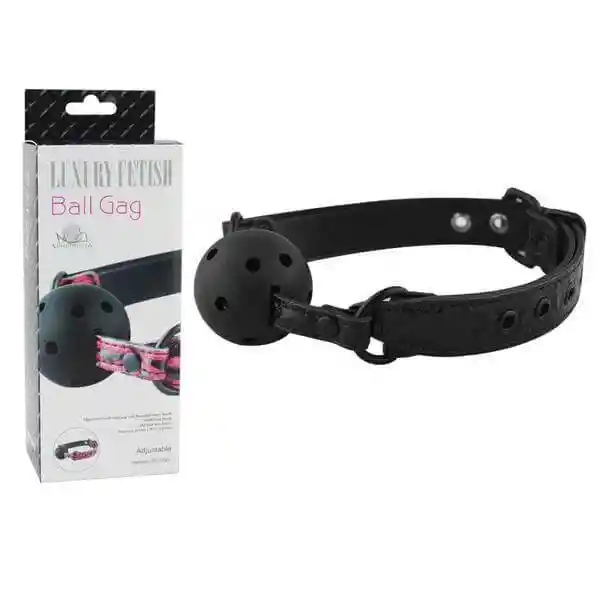 Mordaza Erotica Ball Gag Freya Negro Camtoyz