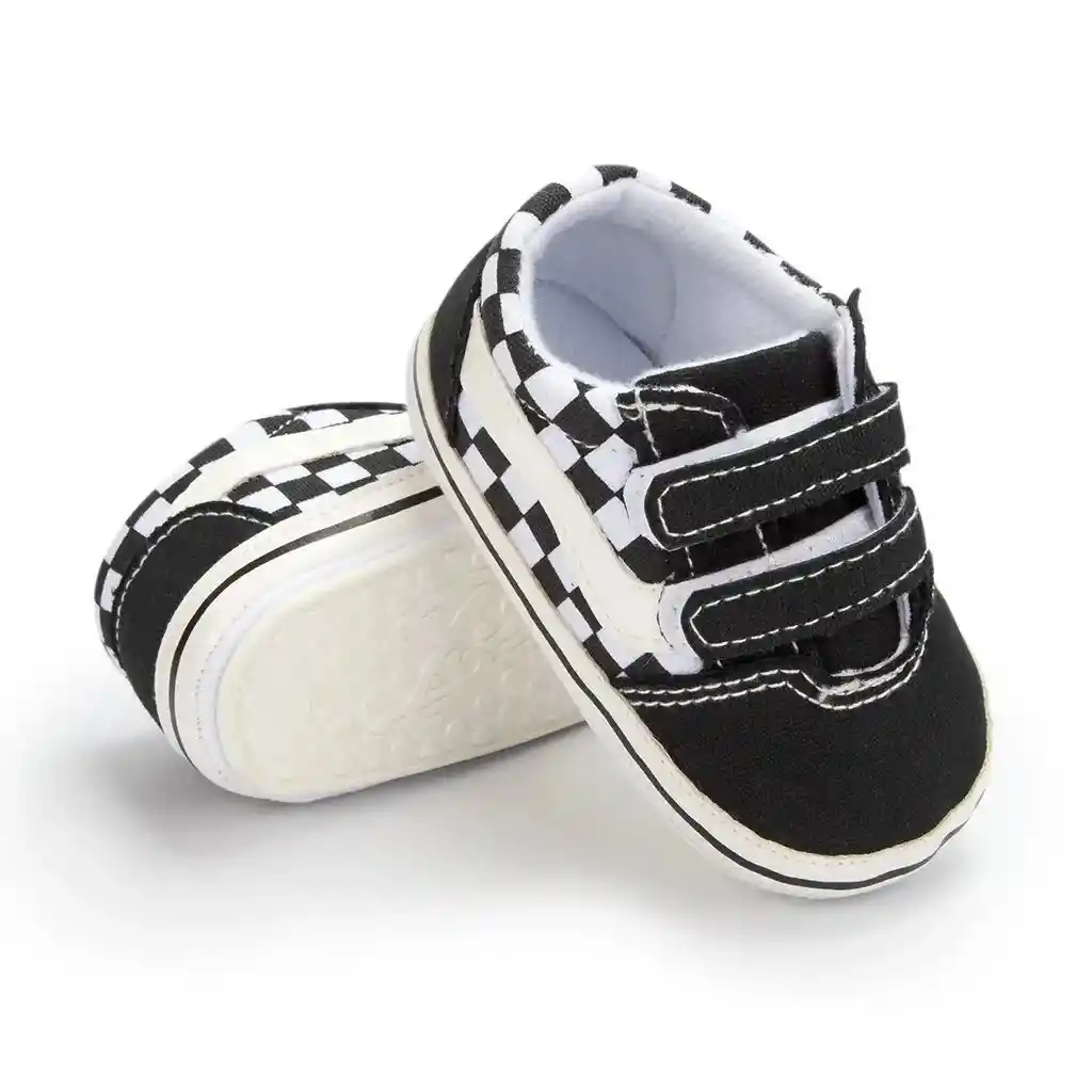 Zapatos Zapaticos Bebe Tipo Vans 6-12 M Antideslizantes