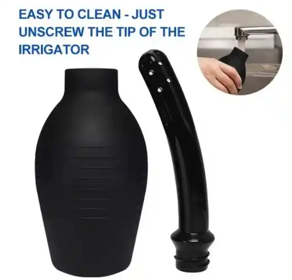 Enema Ducha Anal Grande 310ml Lavado Rectal Vaginal Gran Capacidad Pera Limpieza