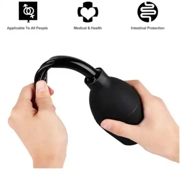 Enema Ducha Anal Grande 310ml Lavado Rectal Vaginal Gran Capacidad Pera Limpieza