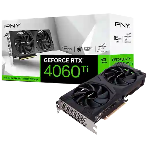 Tarjeta De Vídeo Pny Verto Dual Fan Geforce Rtx 4060 Ti Gddr6 16gb