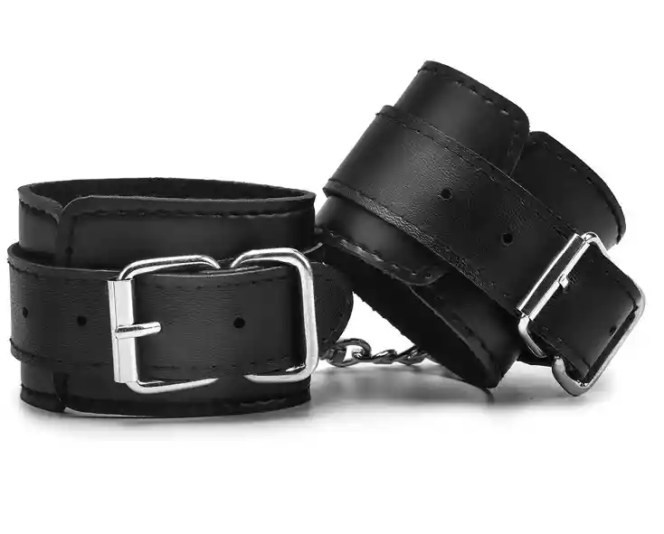 Kit Bondage Sado 8 Piezas Color Negro Bdsm