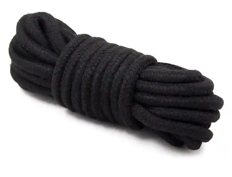 Kit Bondage Sado 8 Piezas Color Negro Bdsm