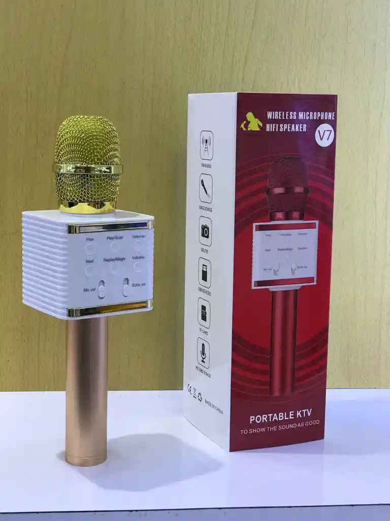 Microfono Karaoke Bluetooth Portatil