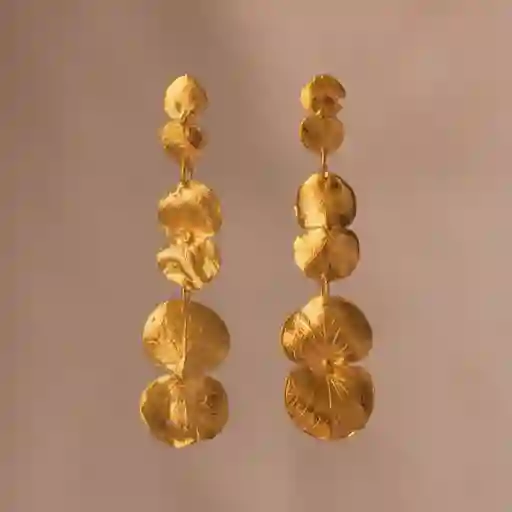 Aretes Largos Tres Eucaliptos